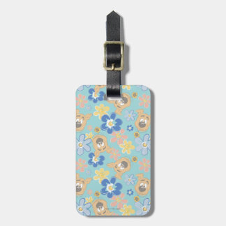 Etiqueta Para Maletas Patrón de flor Scooby-Doo de Cuppy