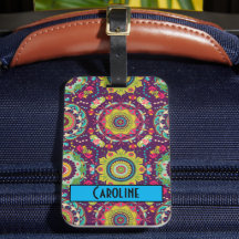 Patrón de Mandala retro