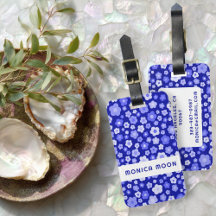 Patrón de mareas coloridas PERSONALIZADO azul auda