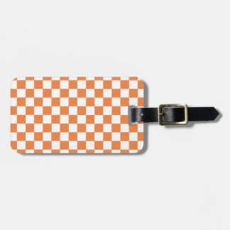 Etiqueta Para Maletas Patrón de naranja controlado