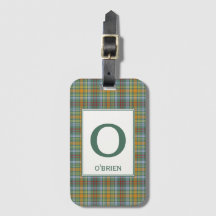 Patrón de placas verdes de O'Brien Tartan