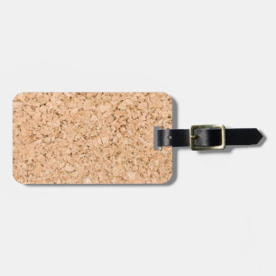 Etiqueta Para Maletas Patrón de roble de corcho