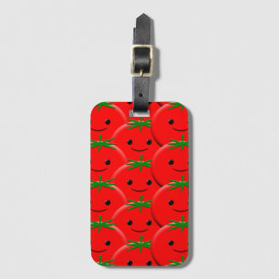 Etiqueta Para Maletas Patrón de tomate rojo
