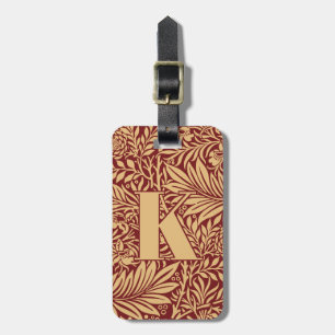 Etiqueta Para Maletas Patrón de William Morris Larkspur