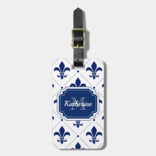 Etiqueta Para Maletas Patrón Fleur-de-lis