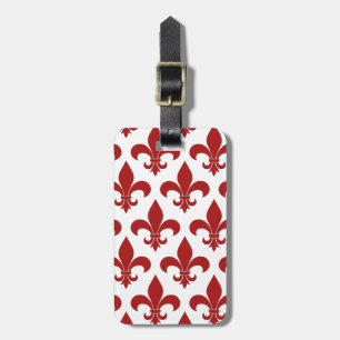 Etiqueta Para Maletas Patrón Fleur de lis de Francia
