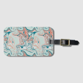 Etiqueta Para Maletas Patrón líquido