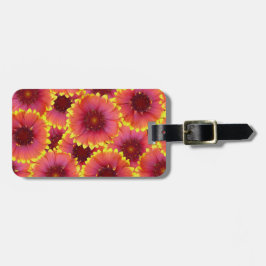 Etiqueta Para Maletas Patrón sin soldadura Gaillardia