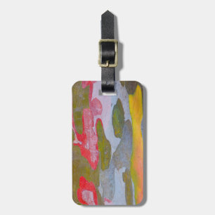Etiqueta Para Maletas patrones de corteza de ciprés, Italia