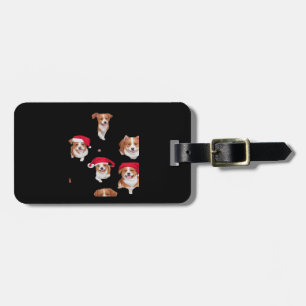 Etiqueta Para Maletas patrones divertidos navidad yule yuletide camiseta