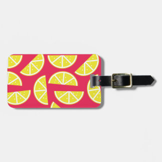 Etiqueta Para Maletas pattern of lemon