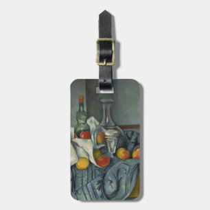 Etiqueta Para Maletas Paul Cezanne el la botella de la hierbabuena,