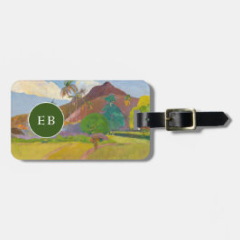 Etiqueta Para Maletas Paul Gauguin - Paisaje Tahitiano