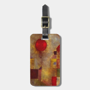 Etiqueta Para Maletas Paul Klee Red Balloon Resumen Arte Colorido