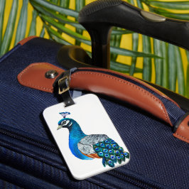 Etiqueta Para Maletas Pavo de agua