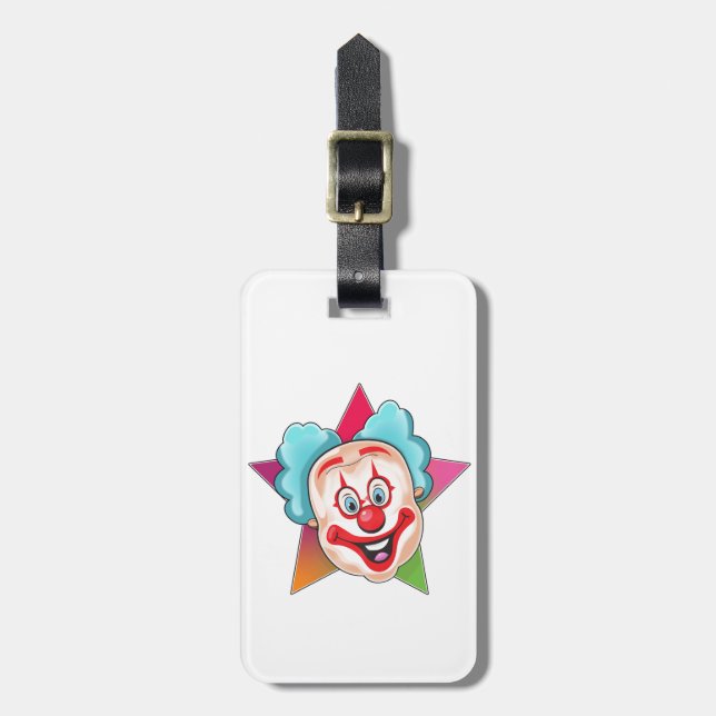 Etiqueta Para Maletas Payaso (Frente Vertical)