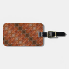 Etiqueta Para Maletas Peach Ikat 5