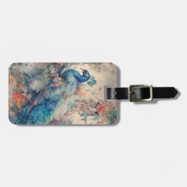 Etiqueta Para Maletas Peacock elegante