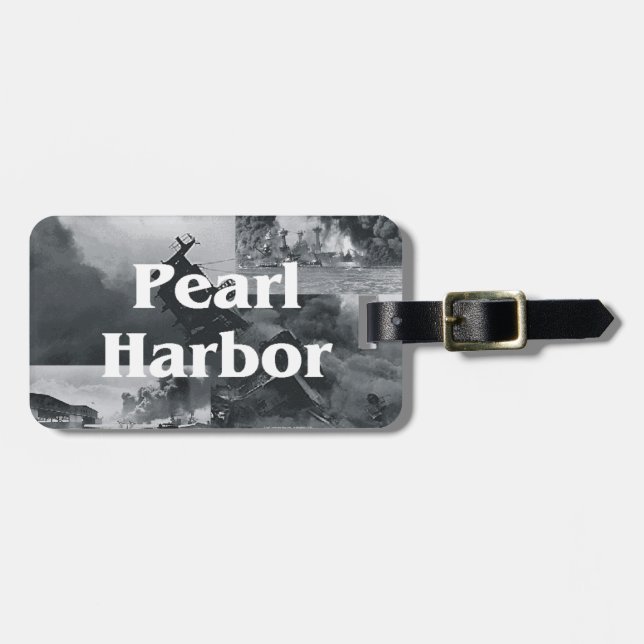 Etiqueta Para Maletas Pearl Harbor de ABH (Frente Horizontal)