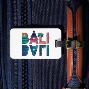 Etiqueta Para Maletas Pegatina de Viajes de Bali Indonesia