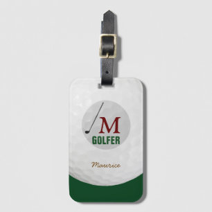 Etiqueta Para Maletas pelota de golf personalizada