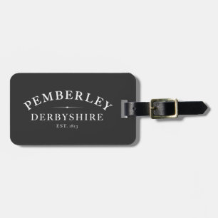 Etiqueta Para Maletas Pemberley Derbyshire Jane Austen