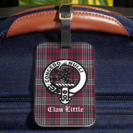 Etiqueta Para Maletas Pequeña insignia Escudo de clan escocés y Personal