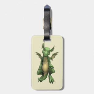 Etiqueta Para Maletas Pequeño Dragón