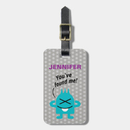 Etiqueta Para Maletas Pequeño monstruo (personalizado)