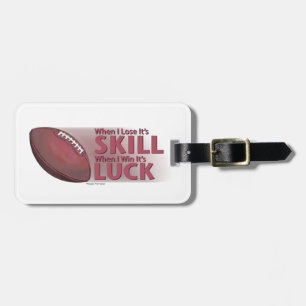 Etiqueta Para Maletas Perder Habilidad Ganar Suerte Fútbol