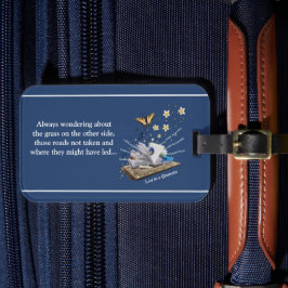 Etiqueta Para Maletas Perdida en Quatrain por Adiela Akoo