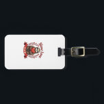 Etiqueta Para Maletas Perezoso Vintage San Valentín Corazón Mono Arte 2<br><div class="desc">Perezoso Vintage San Valentín Corazón Mono Arte 2</div>