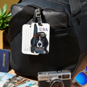 Etiqueta Para Maletas PERRO DE TERranova