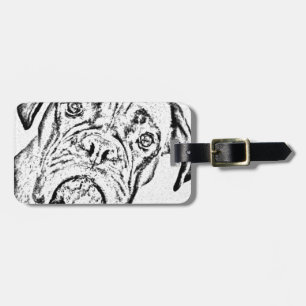 Etiqueta Para Maletas Perro del boxeador