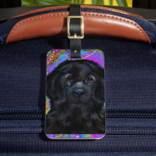 Etiqueta Para Maletas Perro Terranova                  