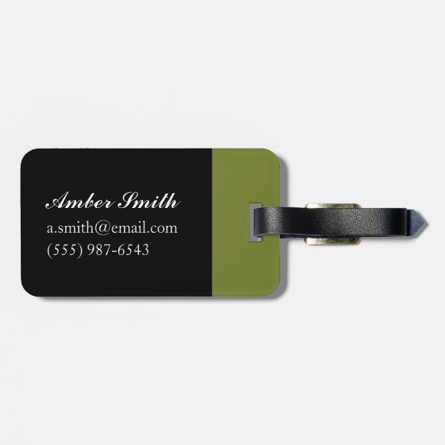 Etiqueta Para Maletas Perros en mayo (Atrás Horizontal)