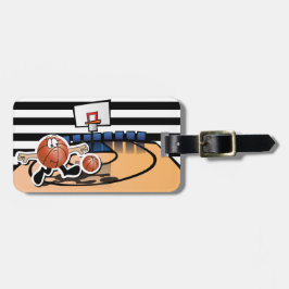 Etiqueta Para Maletas Personaje de Silly Basketball 🏀