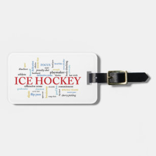 Etiqueta Para Maletas Personalice, entrenador de hockey sobre hielo grac