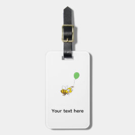 Etiqueta Para Maletas Personaliza abeja Bumble