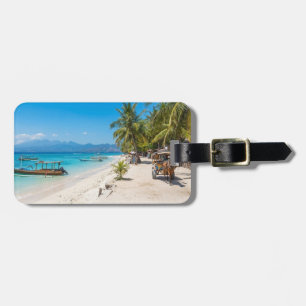 Etiqueta Para Maletas Personaliza la isla paradisíaca de Gili Trawangan