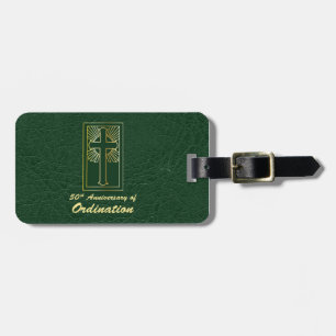 Etiqueta Para Maletas Personalizable 50 Aniversario de la Ordenación Ver