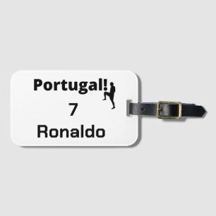 Etiqueta Para Maletas Personalizable de jugador de fútbol de Portugal