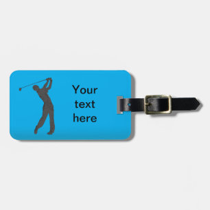 Etiqueta Para Maletas Personalizable del libertino del golf