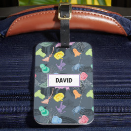 Etiqueta Para Maletas Personalizable divertido de Halloween