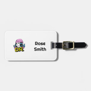 Etiqueta Para Maletas Personalizable Dr. PhD Médica Regalo de graduación