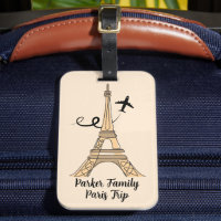 Personalizable París Viaje Moda Torre Eiffel