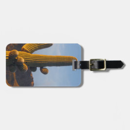 Etiqueta Para Maletas Personalizable Saguaro Cactus