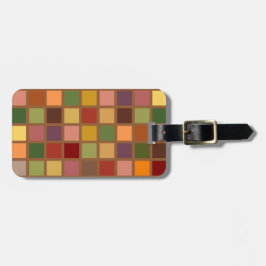 Etiqueta Para Maletas Personalizado al cuadrado de otoño