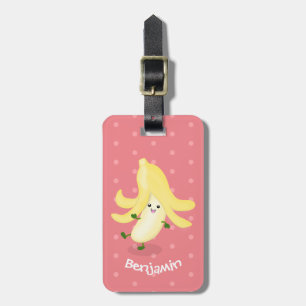 Etiqueta Para Maletas Personalizado bananero Cute kawaii