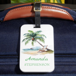 Etiqueta Para Maletas Personalizado Beach Vacation